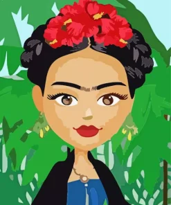 Cartoon Frida Kahlo Diamond Painting