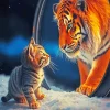 Cat And Tiger Diamond Painting
