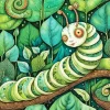 Caterpillar Art Diamond Painting