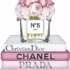 Chanel Dior Prada Books Art Diamond Painting