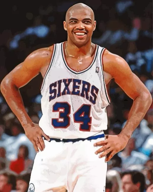 charles barkley basketball player Diamond Paintings Charles Barkley Basketball Player Diamond Painting