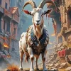 Cool Goat Art Diamond Painting