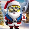 Cool Santa Claus Minion Diamond Painting