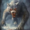 Cool Scary Wolf Eyes Art Diamond Painting