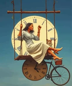 Girl On A Swing Diamond Painting