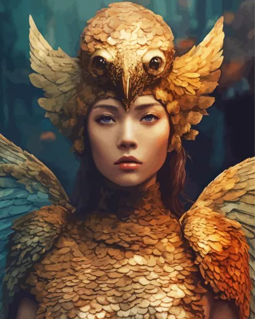 girl owl Diamond Paintings Girl Owl Diamond Painting