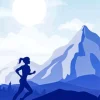 Girl Running Diamond Painting