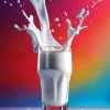 Glass Of Milk Diamond Painting