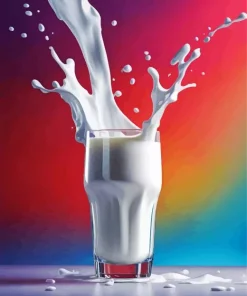 Glass Of Milk Diamond Painting