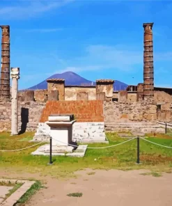 Italy Pompeii Ruins Diamond Painting