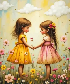 Little Sisters Diamond Painting