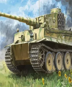 Nazi Tiger Tank Diamond Painting