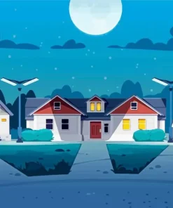 Neighborhood Animation Diamond Painting