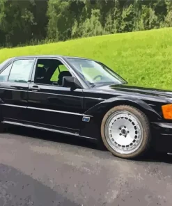 Old Black Benz Diamond Painting