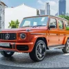 Orange Mercedes G63 Diamond Painting