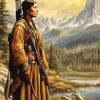 Sacagawea Art Diamond Painting