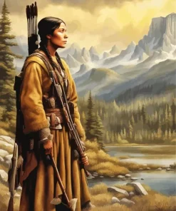 Sacagawea Art Diamond Painting