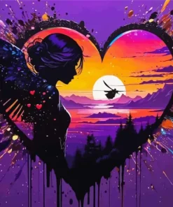 Sad Sunset Art Diamond Painting