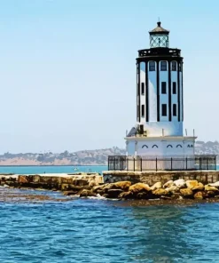San Pedro Lighthouse Art Diamond Painting