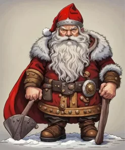 Santa Dwarf Art Diamond Painting