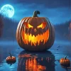 Scary Pumpkin Diamond Painting