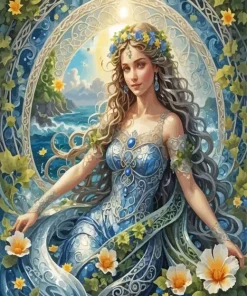 Sea Nymph Art Diamond Painting