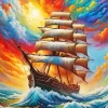 Sea Rainbow Art Diamond Painting