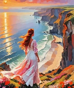 Sea Sunset Art Diamond Painting