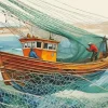Seascape Boat Diamond Painting