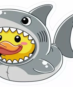 Shark Duck Diamond Painting