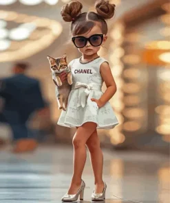 Stylish Chanel Girl Diamond Painting