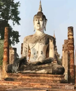 Sukhothai Historical Park Diamond Painting