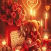 Valentine Teddy Bear Diamond Painting
